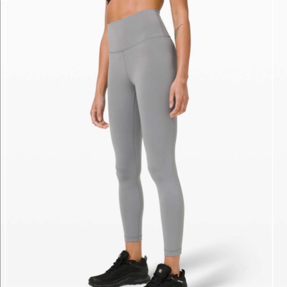 Lululemon Wunder Train High-Rise Tight 25" Grey size 14
